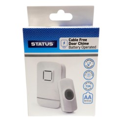 Status Door Chime Battery Powered Cable Free